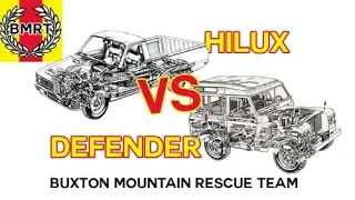 TOYOTA HILUX V LANDROVER DEFENDER | What is the best 4X4 for Buxton Mountain Rescue