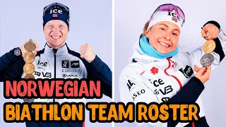 Norwegian National Biathlon Team Roster - IBU World Cup 2023/24