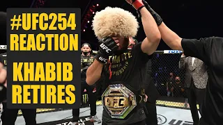 UFC254 KHABIB RETIREMENT - REACTION