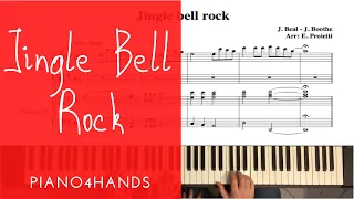 Jingle Bell Rock (Beal/Boothe) - Arr. for Piano four hands (score)