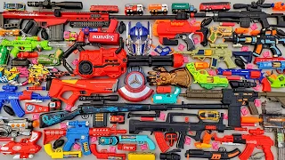 Membersihkan Nerf Assault Rifle, Shotgun, nerf ak 47, Sniper Rifle, Glock Pistol, Cowboy gun EPS 054