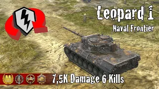 Leopard 1  |  7,5K Damage 6 Kills  |  WoT Blitz Replays