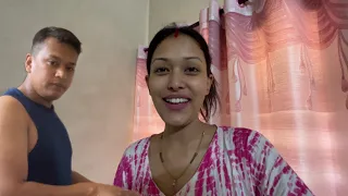 Neeraj ne vlog karne ki koshish kiya 😂 || v vlog || Varsha Thapa