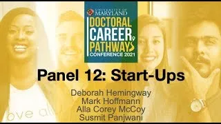 Doctoral Career Pathways Conference, Panel 12: Startups