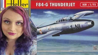 Heller F-84-G in 1/72 - Patrouille de France || Model Making