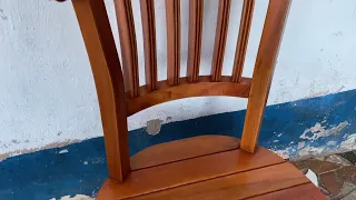 Cadeira Sala Jantar Leque Madeira Demolição Rústica Confira