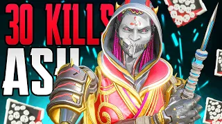 ABSOLUTELY AMAZING ASH 30 KILLS & 5400 DAMAGE (Apex Legends Gameplay)