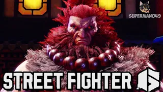 First Time Playing AKUMA Online! - Street Fighter 6: "Akuma" Gameplay