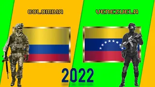 Comparación de Poder Militar Colombia VS Venezuela 2022 | 🇨🇴vs🇻🇪