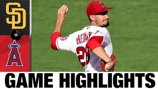 Heaney throws 7 shutout innings in 2-0 win | Padres-Angels Game Highlights 9/3/20