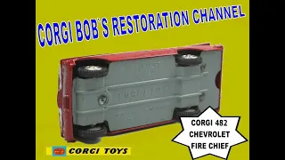 Corgi 482 Chevrolet Fire Chief Restoration