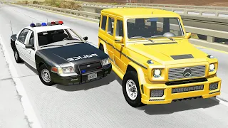 Realistic Police Chases #19 - BeamNG drive (4K)