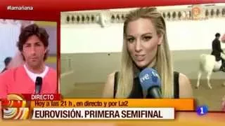 Mariló Montero enfada a Edurne García - Eurovision 2015 España - Por la mañana TVE1