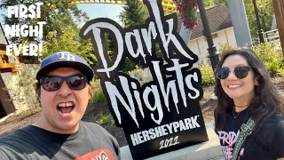 DARK NIGHTS 2022 at HersheyPark First Night Ever* HAUNTED HOUSE EVENT - 4 NEW HOUSES FULL WALKTHRU!