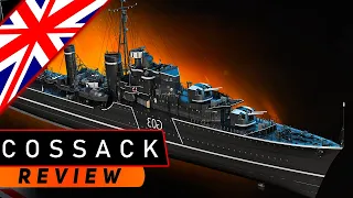 ЭСМИНЕЦ COSSACK BLACK! ЧЁРНЫЙ ПЕРЕХВАТЧИК! МИР КОРАБЛЕЙ/WORLD OF WARSHIPS