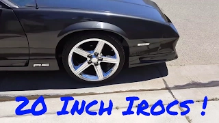 20 inch Irocs on Camaro RS Review