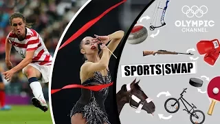 Football vs Rhythmic Gymnastics: Margarita Mamun & Heather O'Reilly Switch | Sports Swap Challenge