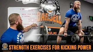 STRENGTH Exercises To Increase Kicking POWER | COMBAT SPORTS