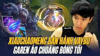 XIAOCHAOMENG COUNTER VAYBU TOP BẰNG GAREN ÁO CHOÀNG BÓNG TỐI ĐỈNH CỦA CHÓP