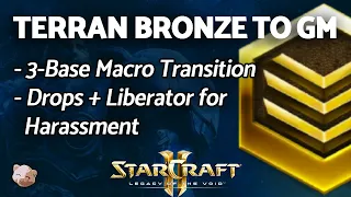 StarCraft 2: Adding a Macro Transition to Beginner Terran Build | PART 3 Bronze to GM Series (B2GM)