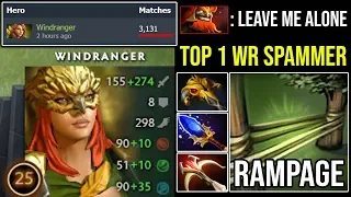 Back to Mid Meta!!! 3100+ Matches Windranger Spammer Rampage No Blink or Shadow Blade 20Kills Dota 2