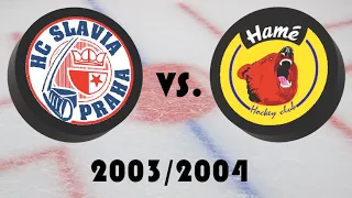 Česká hokejová extraliga 2003/2004 - Finále - HC Slavia Praha vs. HC Hamé Zlín