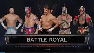 WWE 2K22 Eddie Guerrero VS Metalik,Mysterio,Kalisto,Carrillo Battle Royal Match