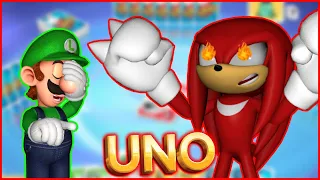 Luigi plays UNO #2 Raging knuckles