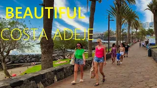 Costa Adeje TENERIFE Spain 2024 🇪🇸 NEW Beautiful Walking Tour in Canary Islands [4K UHD]