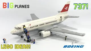 LEGO Ideas Boeing 737-500 Passenger Plane MOC!