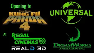 Opening to Kung Fu Panda 4 (2024) at Regal Cinema
