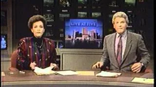 WNBC-TV New York 5pm & 11pm News Opens (1989)