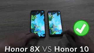 Honor 8x vs Honor 10: comparison - Speed test and camera comparison