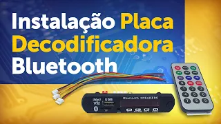 Instalando a Placa Decodificadora Bluetooth com TPA3118