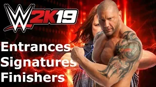 WWE 2K19 Entrances/Signatures/Finishers:  Batista