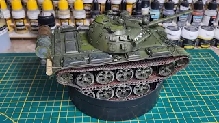 Tamiya T-55a 1/35 Full Build