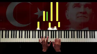 İSTİKLAL MARŞI - PİANO TUTORİAL by VN