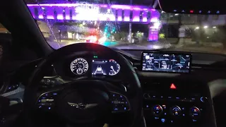 2022 Genesis G70 - Night Drive POV