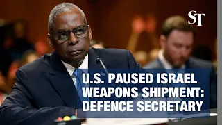 US paused Israel weapons shipment over Rafah: US Defence Secretary