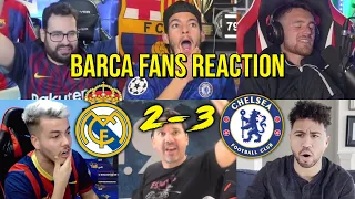 ANTI-MADRIDISTAS & BARCA FANS REACTION TO REAL MADRID VS CHELSEA (UCL QUARTER-FINAL) | FANS CHANNEL