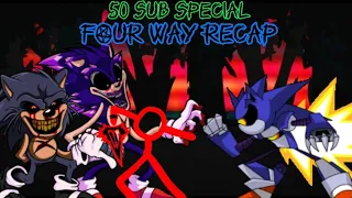 Four Way Recap (50 SUB SPECIAL) FwF but characters from previous Covers sing it