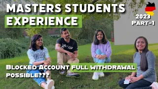 Masters in Germany Malayalam | Indian Students Interview | Blocked Account Cost Experience #students