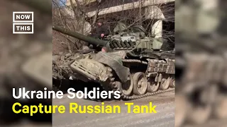 Ukraine Military Reportedly Captures Russian Tank #Shorts