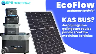 Kas bus pajungus galingesnę saules panelė į EcoFlow?