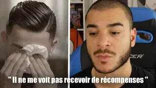 Ronaldo en larmes. (En pleurs pendant une interview)