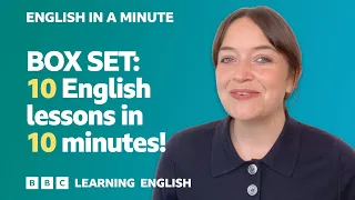 BOX SET: English In A Minute 6 – TEN English lessons in 10 minutes!