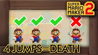 Super Mario Maker 2 - If You Jump 4 Times You Die [3D]