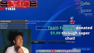 Someone stole Speed $100 PSN card Ended stream