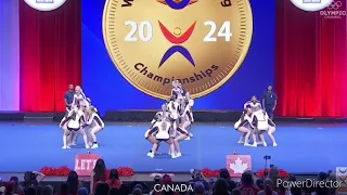 Team Canada Junior All Girl Advance ICU Worlds 2024 Day 2