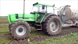 DEUTZ DX 120 (6 Zyl DeutzPowerSound)!! GÜLLE FAHREN !!